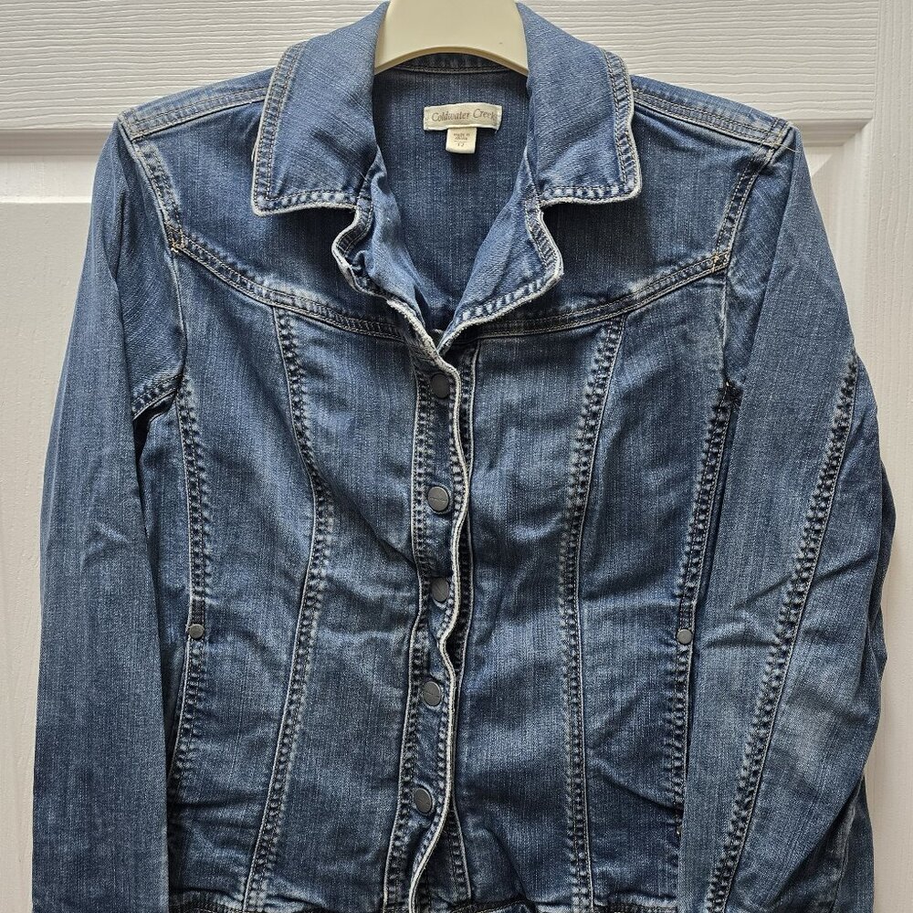 Coldwater Creek Youth Stretch Denim Jacket 12